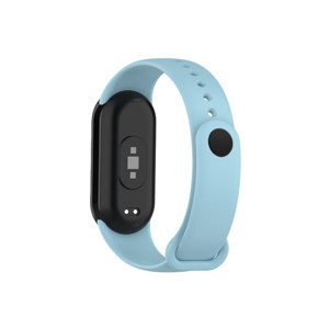 Obrazek Pasek Silikonowy Mi Band 9 / M9 / 8 / M8 (9), LIGHT BLUE / BŁĘKITNY