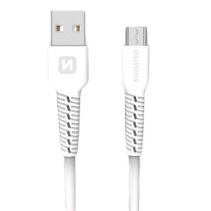Obrazek SWISSTEN KABEL MICRO 1,2M BIAŁY (CDU)