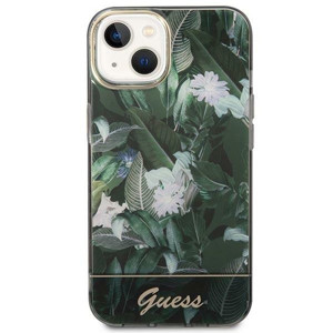 Obrazek GUESS IPHONE 14 PLUS JUNGLE COLLECTION GUHCP14MHGJGHA ZIELONY/GREEN