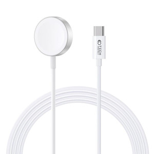 Obrazek TECH-PROTECT ładowarka indukcyjna ULTRABOOST APPLE WATCH CHARGER USB-C 120CM WHITE