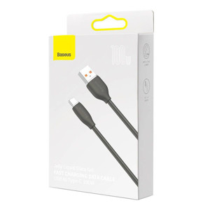 Obrazek KABEL BASEUS JELLY USB/USB-C 100W 2M BLACK