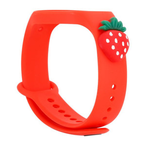 Obrazek Opaska dziecięca Smart Band M5/M6/M7 RED STRAWBERRY / CZERWONA TRUSKAWKA