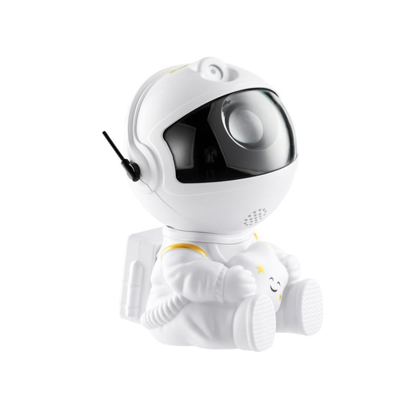 Obrazek LAMPKA / PROJEKTOR LED ASTRONAUTA HR-F3, WHITE / BIAŁY