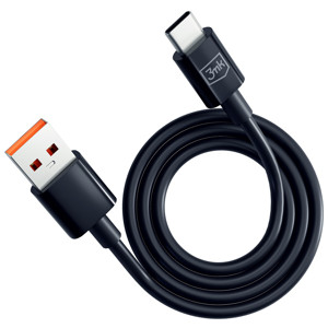 Obrazek 3MK KABEL HYPER USB/TYPE-C 1,2m 3A czarny