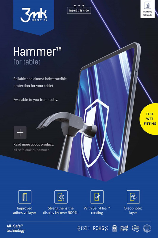 Obrazek 3MK AIO HAMMER TABLET 5szt WET