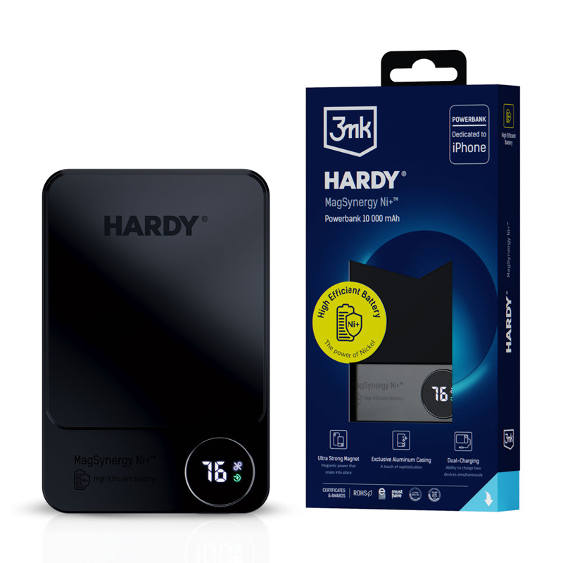 Obrazek 3MK POWERBANK HARDY MAGSYNERGY Ni+ 10000mAh