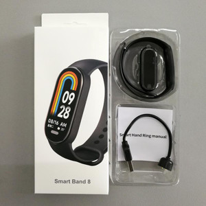 Obrazek Smart Band M8 BLACK / CZARNY, MAGNETYCZNE