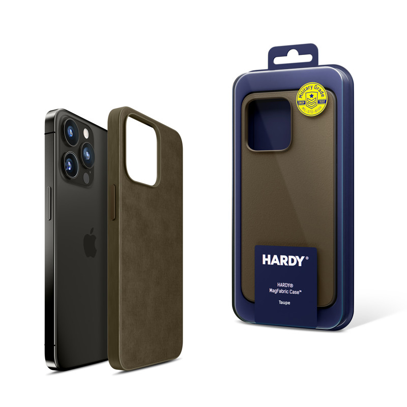 Obrazek 3MK HARDY MAGFABRIC IPHONE 15 PRO MAX TAUPE