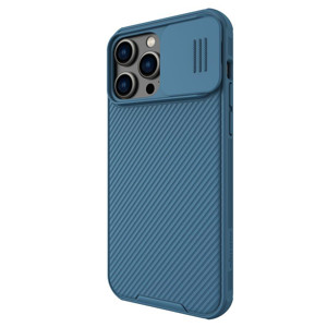 Obrazek NILLKIN CAMSHIELD PRO IPHONE 14 PRO MAX BLUE / NIEBIESKI