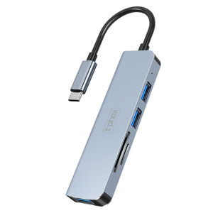 Obrazek HUB T-PHOX TPH2041 5w1 USB-C/HDMI USB3.0x1+USB2.0x1+HDMI 4K