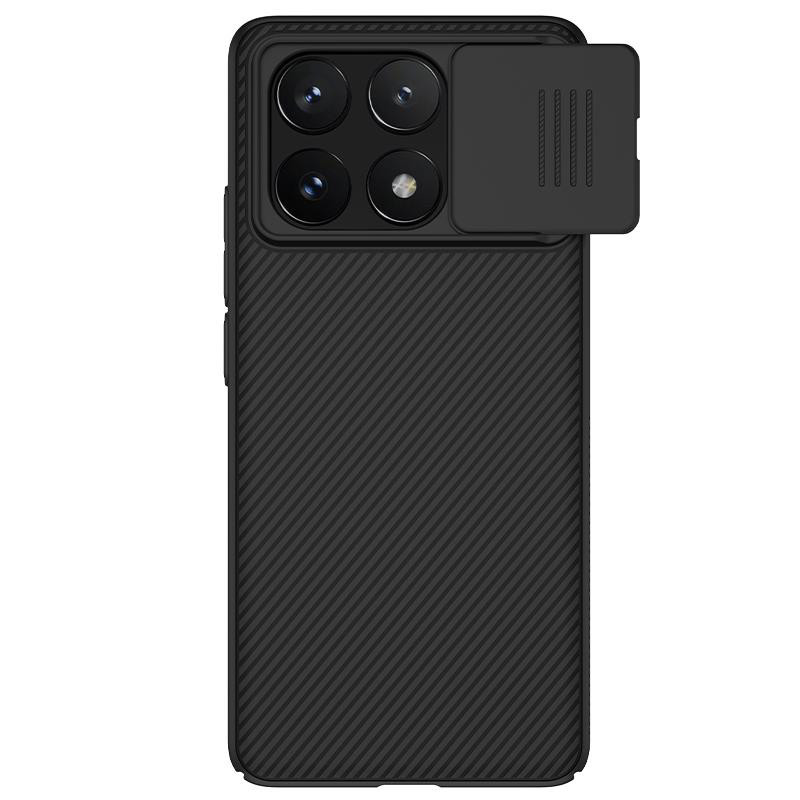 Obrazek NILLKIN CAMSHIELD CASE XIAOMI REDMI NOTE K70E/POCO X6 PRO 5G, BLACK / CZARNY