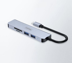 Obrazek HUB T-PHOX TPH2041 5w1 USB-C/HDMI USB3.0x1+USB2.0x1+HDMI 4K