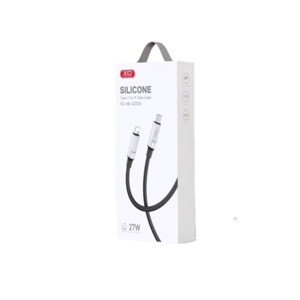 Obrazek XO KABEL NB-Q252B USB-C/LIGHTNING 1m 27W CZARNY