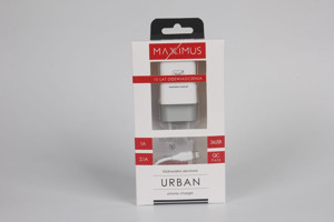 Obrazek Ładowarka sieciowa Maxximus Urban 2.1A Lightning, 2xUSB