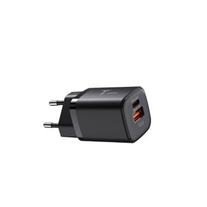 Obrazek Ładowarka sieciowa T-PHOX HANDY SERIES 33W T-PP08 USB/USB-C BLACK