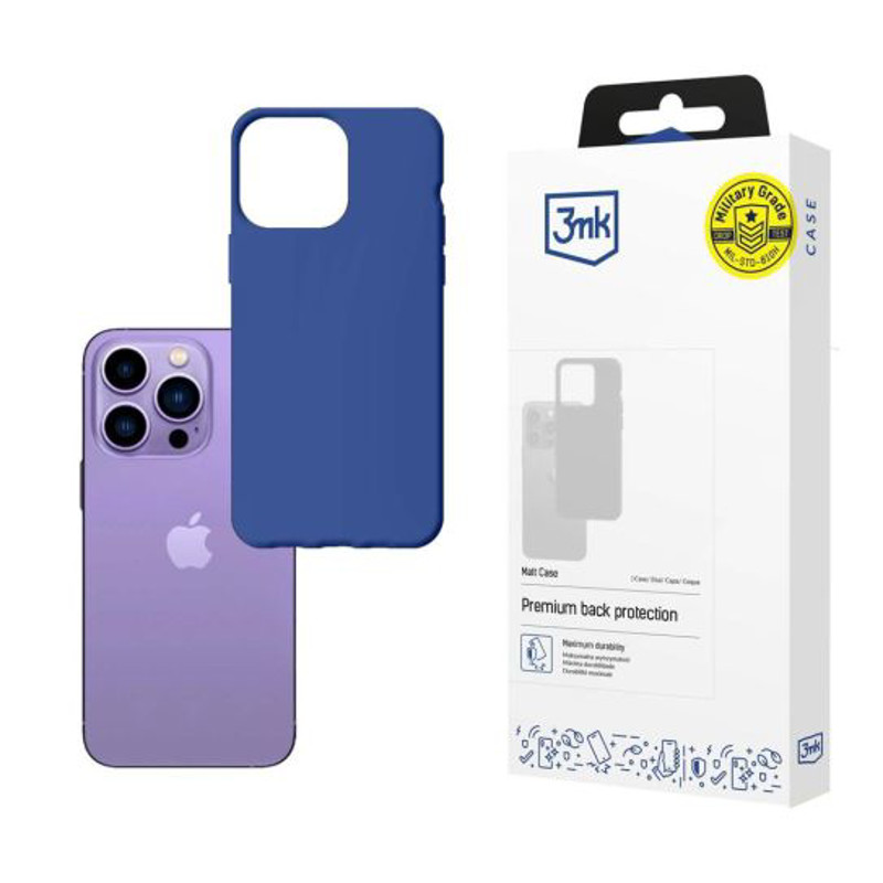 Obrazek 3mk Matt Case iPhone 14 Pro 6,1 blueberry