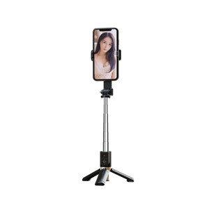 Obrazek XO SELFIESTICK Bluetooth TRIPOD SS10 80cm Czarny