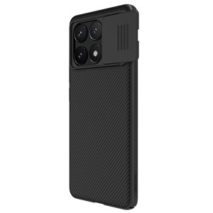 Obrazek NILLKIN CAMSHIELD CASE XIAOMI REDMI NOTE K70E/POCO X6 PRO 5G, BLACK / CZARNY