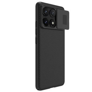 Obrazek NILLKIN CAMSHIELD CASE XIAOMI REDMI NOTE K70E/POCO X6 PRO 5G, BLACK / CZARNY