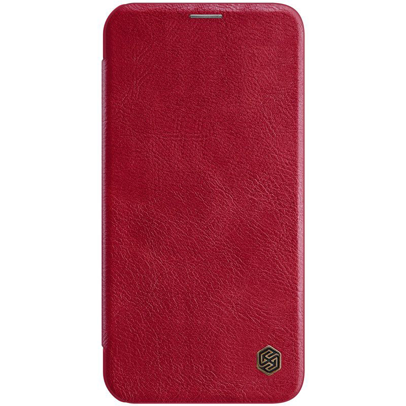 Obrazek NILLKIN QIN IPHONE 12 PRO MAX RED (6,7)