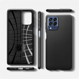 Obrazek SPIGEN LIQUID AIR Samsung M53 5G MATTE BLACK