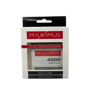 Obrazek Bateria MAXXIMUS XIAOMI REDMI NOTE 7 4000 mAh, BN4A