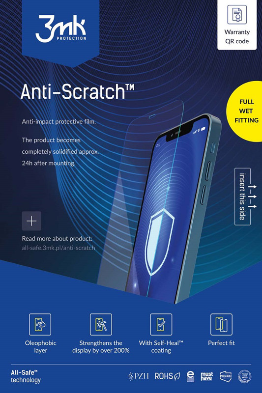 Obrazek 3MK AIO ANTI-SCRATCH PHONE 5szt WET