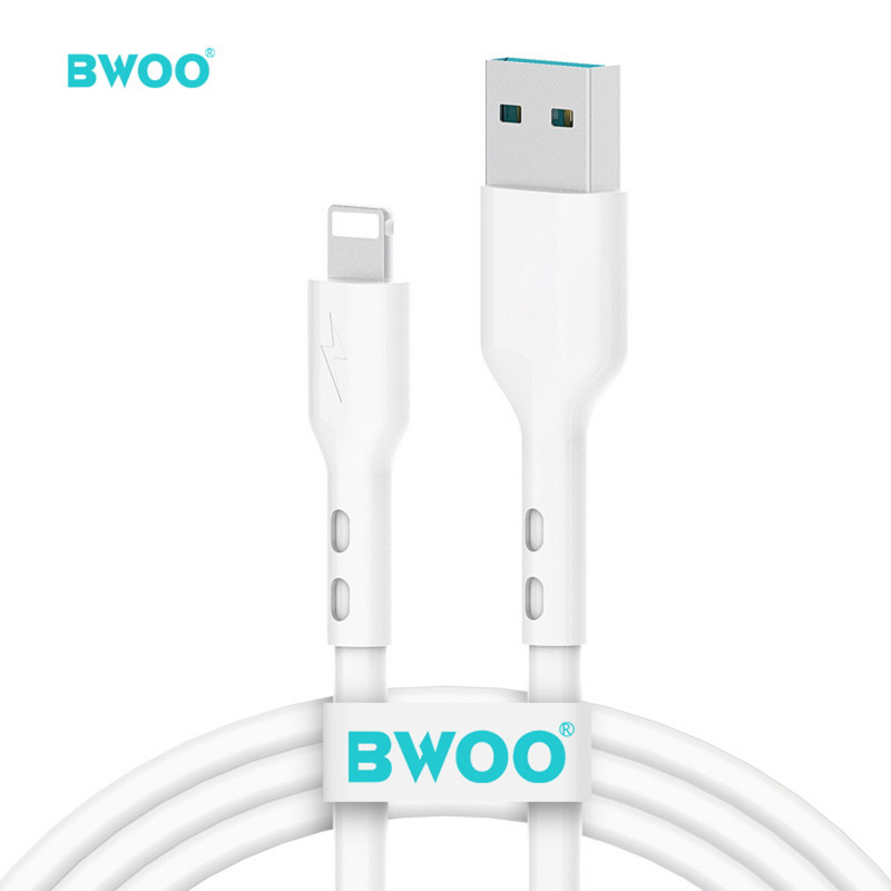 Obrazek BWOO kabel USB - Lightning 1m 3A biały X172L