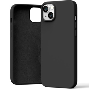 Obrazek MERCURY SILICONE CASE IPHONE 15 PLUS (6.7), BLACK / CZARNY