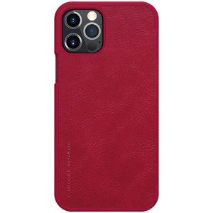 Obrazek NILLKIN QIN IPHONE 12 PRO MAX RED (6,7)