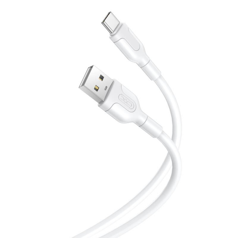 Obrazek XO KABEL NB212 USB-USB-C 2,1A WHITE 1M