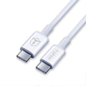 Obrazek KABEL T-PHOX GLARY TYPE-C - TYPE-C WHITE 1M ; 3A ; 60W