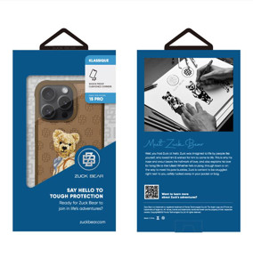 Obrazek ETUI ZUCK BEAR PARIS GENTLEMAN IPHONE 16 PRO MAX BOW TIE