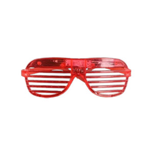 Obrazek ŚWIECĄCE OKULARY LED RED / CZERWONY