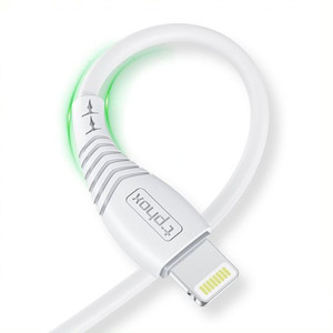 Obrazek KABEL T-PHOX NATURE LIGHTNING WHITE 1.2M 3A