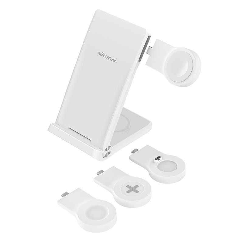 Obrazek NILLKIN WIRELESS CHARGING PowerTrio 3w1 MFI, koncówka do Apple