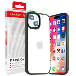 Obrazek MX RIBBED CAM IPHONE 13 PRO GREEN / ZIELONY