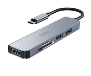 Obrazek HUB T-PHOX TPH2041 5w1 USB-C/HDMI USB3.0x1+USB2.0x1+HDMI 4K