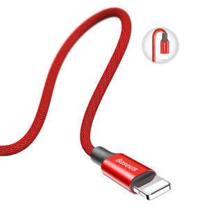 Obrazek KABEL BASEUS YIVEN LIGHTNING RED 1.8M