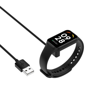 Obrazek Ładowarka USB Mi Band / Smart Band 9 / 8 / 8 PRO, BLACK / CZARNY, 100cm