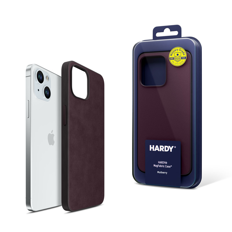 Obrazek 3MK HARDY MAGFABRIC IPHONE 15 PLUS MULBERRY