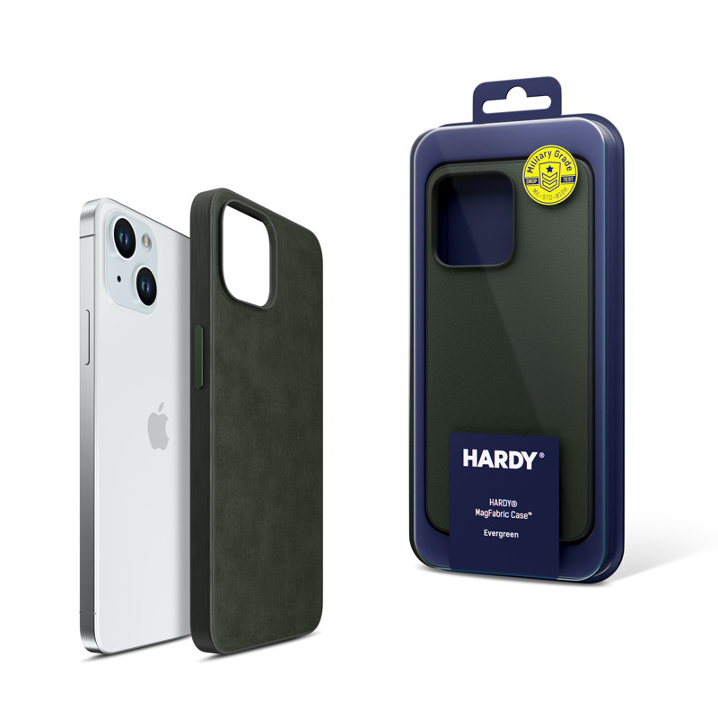 Obrazek 3MK HARDY MAGFABRIC IPHONE 15 EVERGREEN