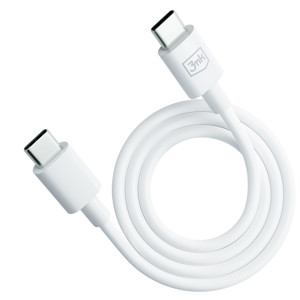 Obrazek 3MK KABEL HYPER USB-C/USB-C 100W 1,2m biały