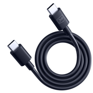 Obrazek 3MK KABEL HYPER USB-C/USB-C 100W 1,2m czarny