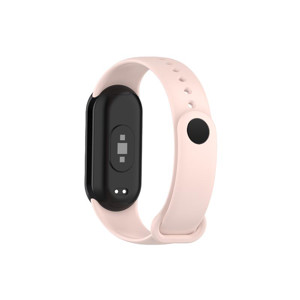 Obrazek Pasek Silikonowy Mi Band 9 / M9 / 8 / M8 (1), LIGHT PINK / PUDROWY RÓŻ