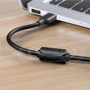 Obrazek Ugreen przedłużka adapter USB 2.0 5m czarny