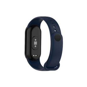 Obrazek Pasek Silikonowy Mi Band 9 / M9 / 8 / M8 (12), NAVY / GRANATOWY