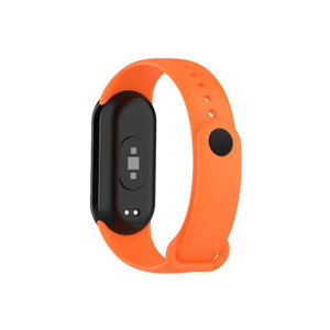 Obrazek Pasek Silikonowy Mi Band 8 / M8 (3), ORANGE / POMARAŃCZOWY