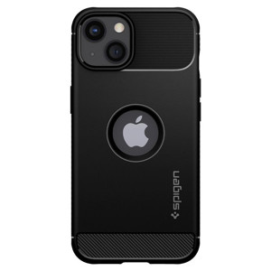 Obrazek SPIGEN RUGGED ARMOR IPHONE 13 MATTE BLACK