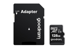 Obrazek Karta MicroSD UHS I 128GB GOODRAM +Ad CL10